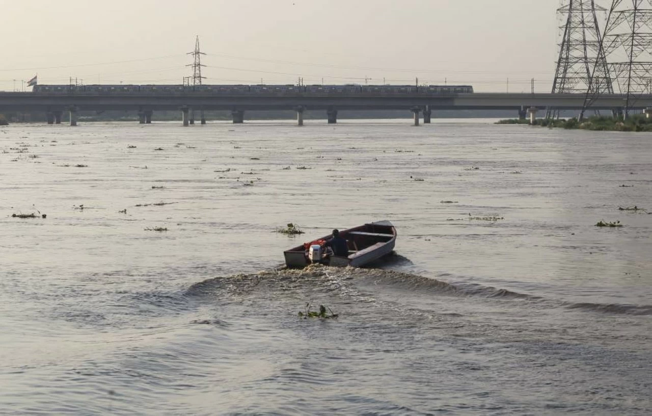 Rising Yamuna waters trigger flood alert in Delhi as authorities begin evacuation preparations from low-lying areas.