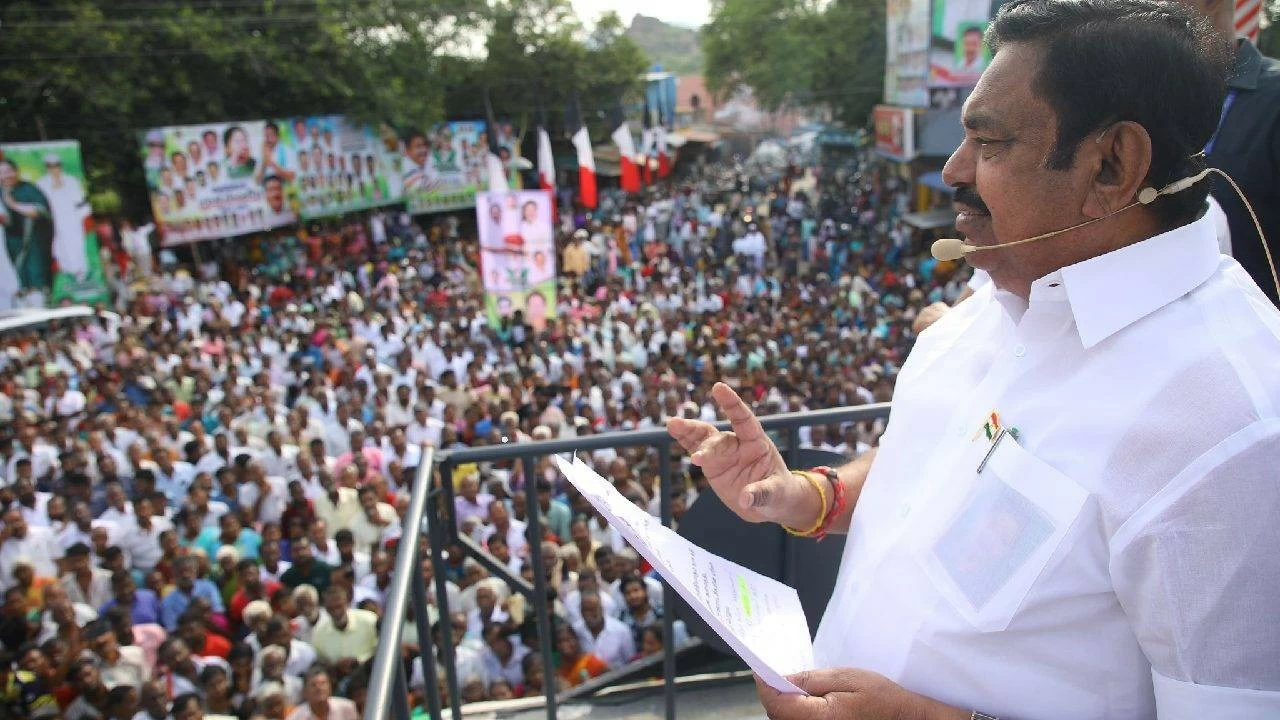 During a public meeting at Anaikattu bus stand in Vellore district, EPS claimed that over 30 AIADMK gatherings had been intentionally interrupted by unmanned ambulances.