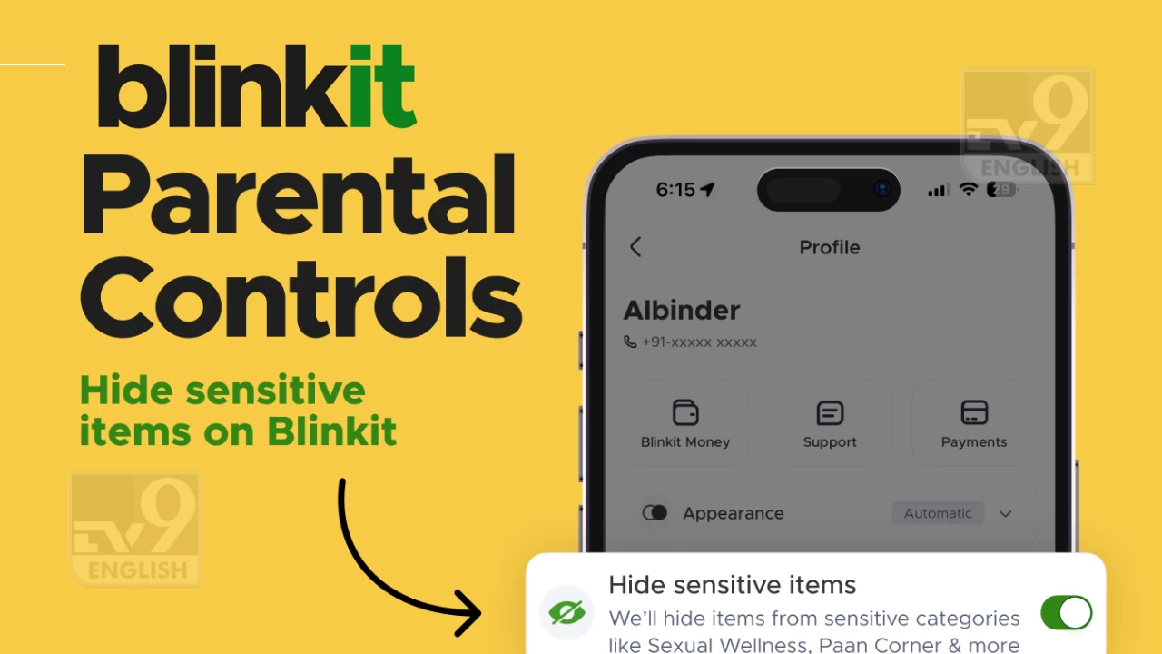 Blinkit launches parental controls to hide sensitive items and order history on app