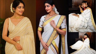 Onam 2025: Ethnic Kasavu sarees to ace your festive look