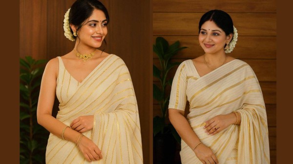 Traditional Kasavu sarees to ace your Onam 2025 look