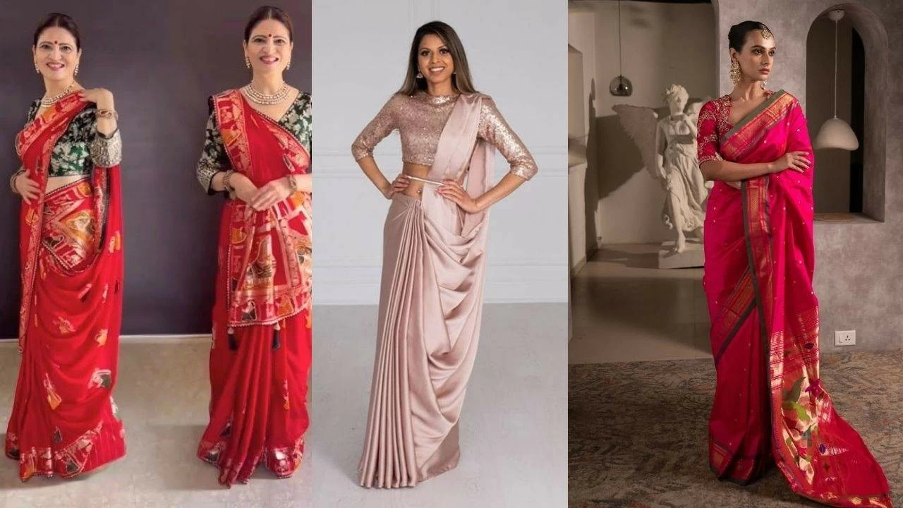 Celebrate Hartalika Teej in style with different ways of draping sarees.