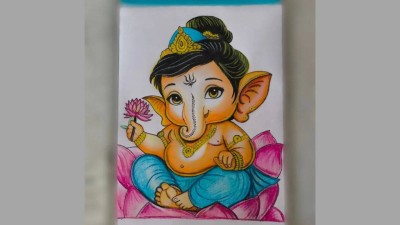 Easy Ganesh Chaturthi drawing: Step-by-step guide
