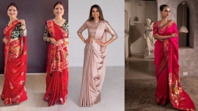 Celebrate Hartalika Teej in style with different ways of draping sarees.