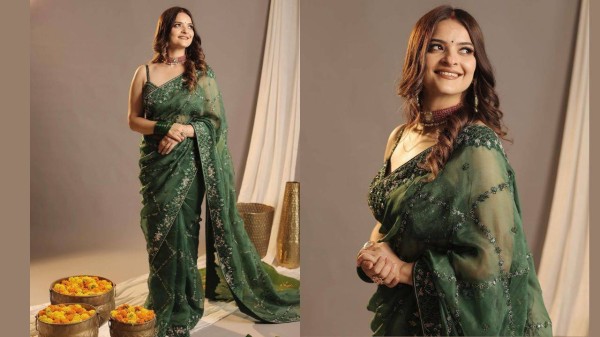 Stunning ethnic sarees to flaunt on Hartalika Teej 2025