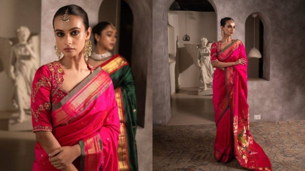 Stunning ethnic sarees to flaunt on Hartalika Teej 2025