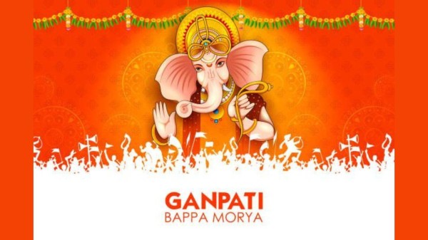 Easy Ganesh Chaturthi banner background ideas for students