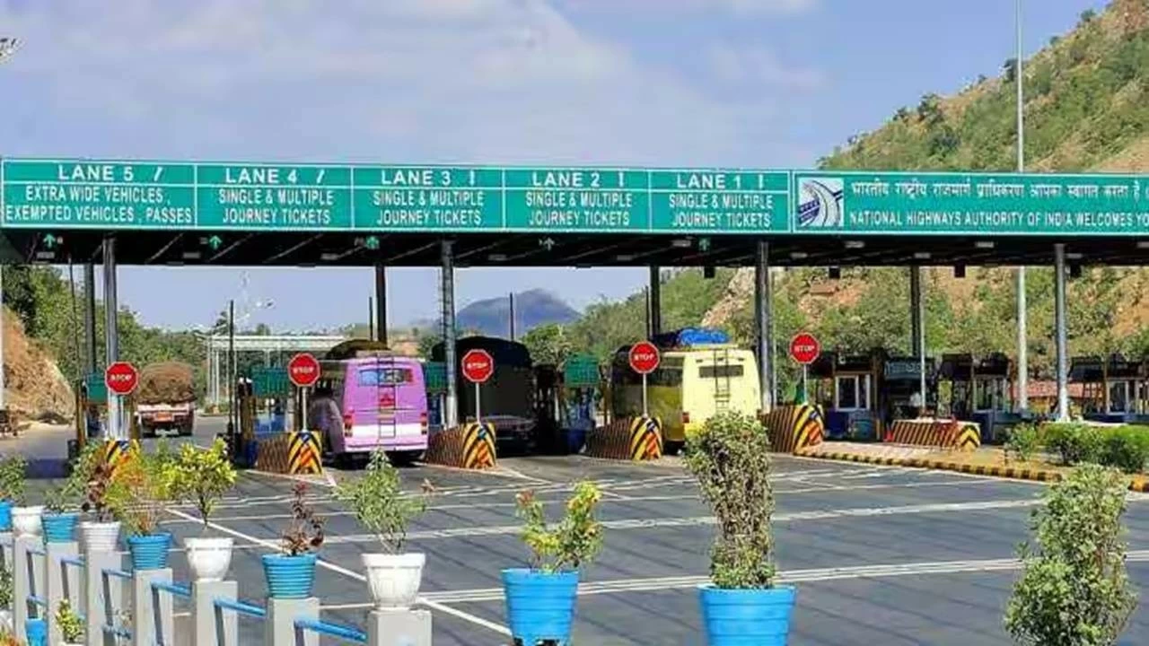 Only four or more wheeled vehicles have to pay user fee at toll plazas on national highways.