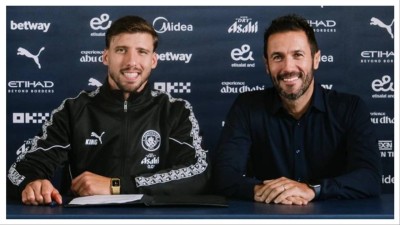 Ruben Dias signs contract extension with Manchester City.
