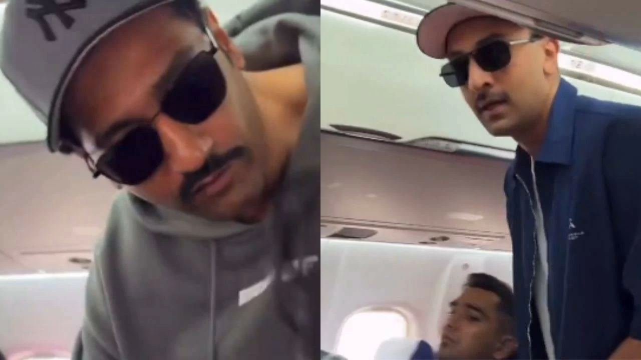 Ranbir Kapoor and Vicky Kaushal fly economy class after filming Love And War; fans react | VIDEO