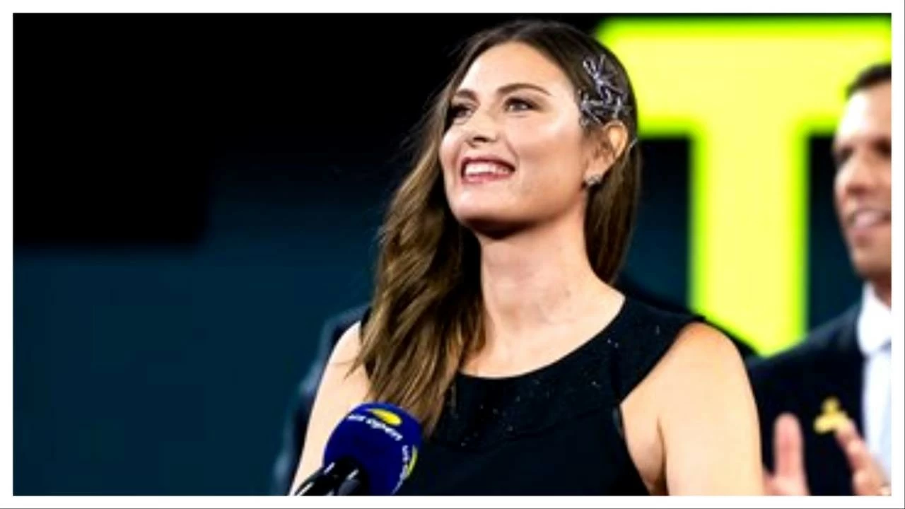 Tennis legend Maria Sharapova presented with special ring at US Open 2025 after induction into Hall of Fame. 