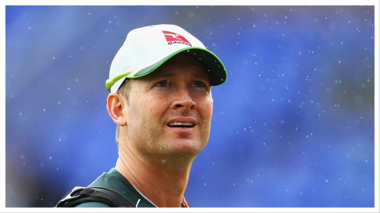Michael Clarke looks on during a nets session ahead of the 1st Ashes Test match between England and Australia on July 7, 2015 in Cardiff. 
