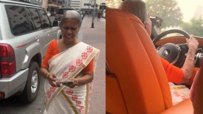 72-year-old Kerala woman drives Rolls-Royce Ghost in Dubai.