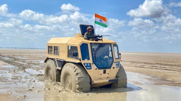 Indian Army rolls out ATOR N1200 rescue vehicle during Punjab floods