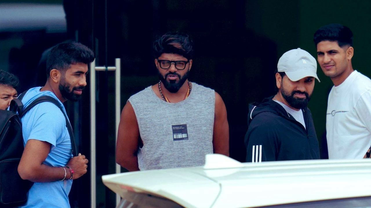 Shubman Gill, Rohit Sharma, and Jasprit Bumrah arrived at the BCCI's Centre of Excellence (CoE).