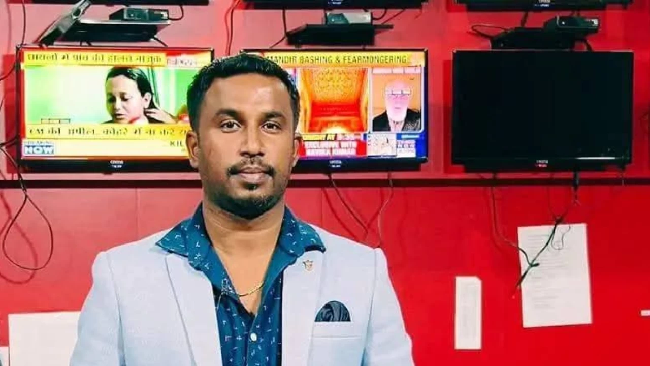 A journalist was shot at a festival in Manipur on Saturday