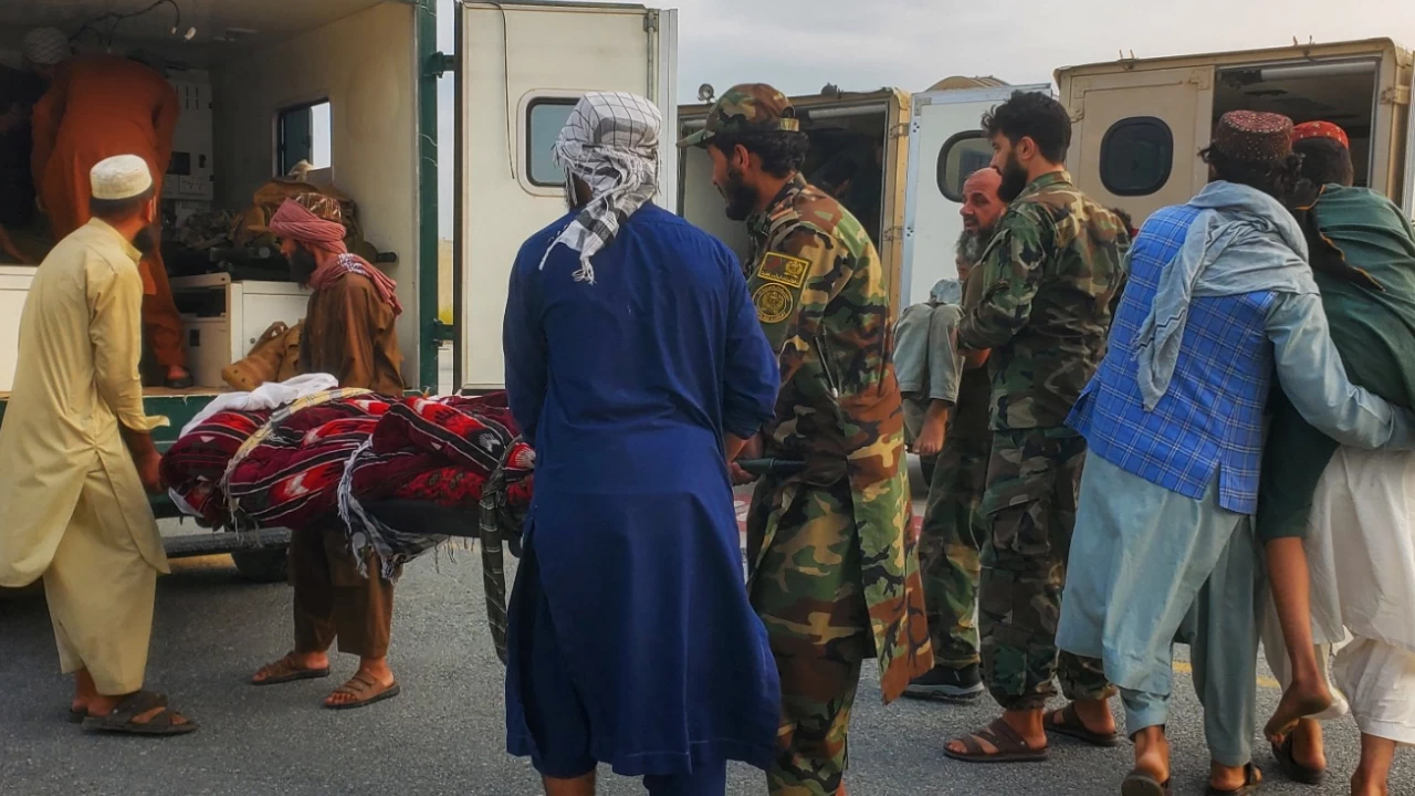 The survivors were sent to the nearby hospital after the devastating earthquake ( Image Credit: Reuters)