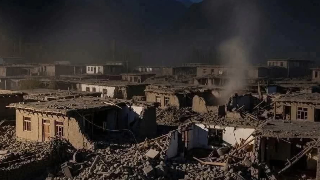 Several buildings collapsed after the severe earthquake hit Afghanistan (Image Credit: @WeatherMonitors)