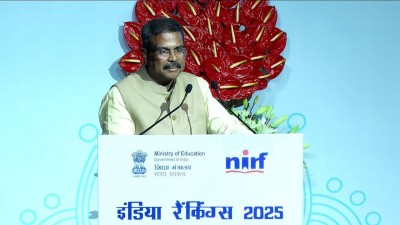 Dharmendra Pradhan at India Rankings 2025