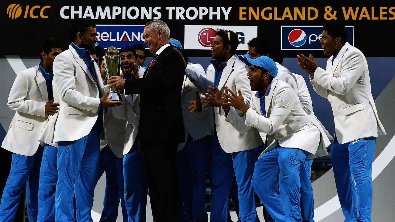 India beat England in the 2013 Champions Trophy final.