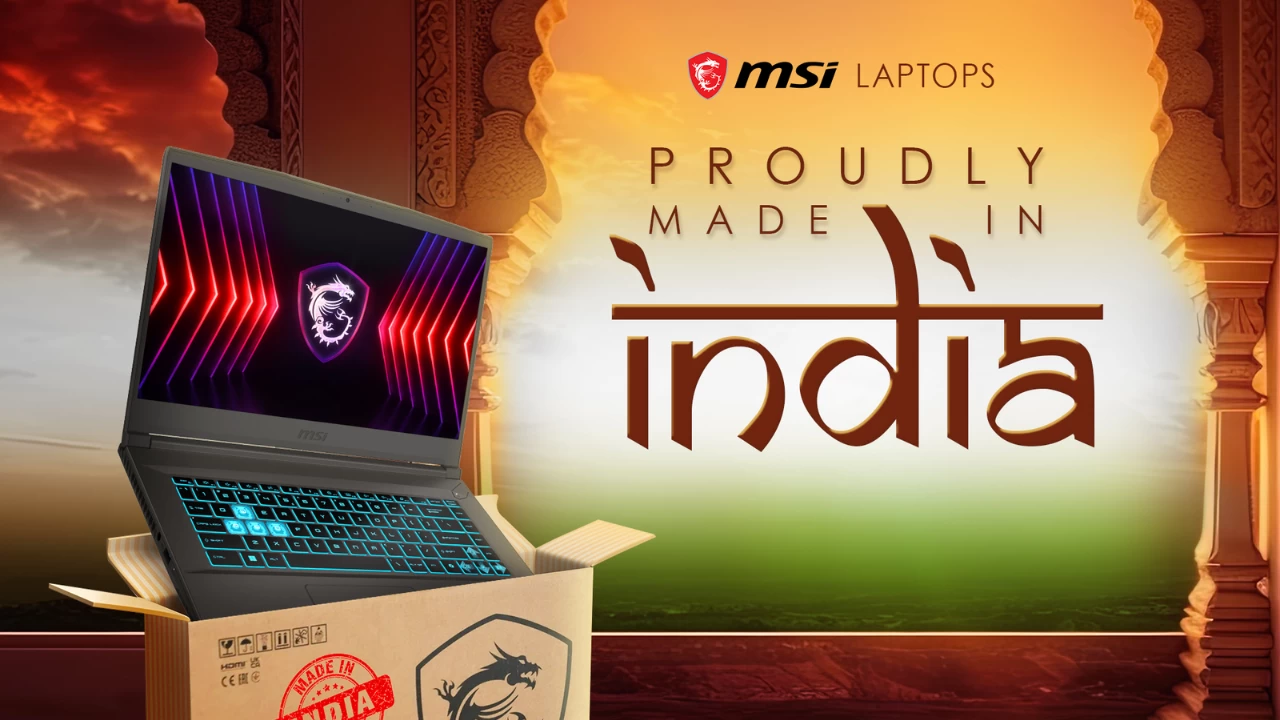 MSI Launches Locally Made Katana and Crosshair Laptops Featuring NVIDIA RTX 50 Series in India.