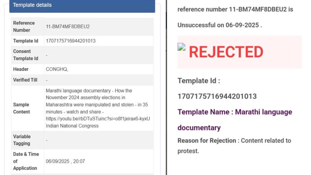 TRAI rejects claims of Congress on Monday