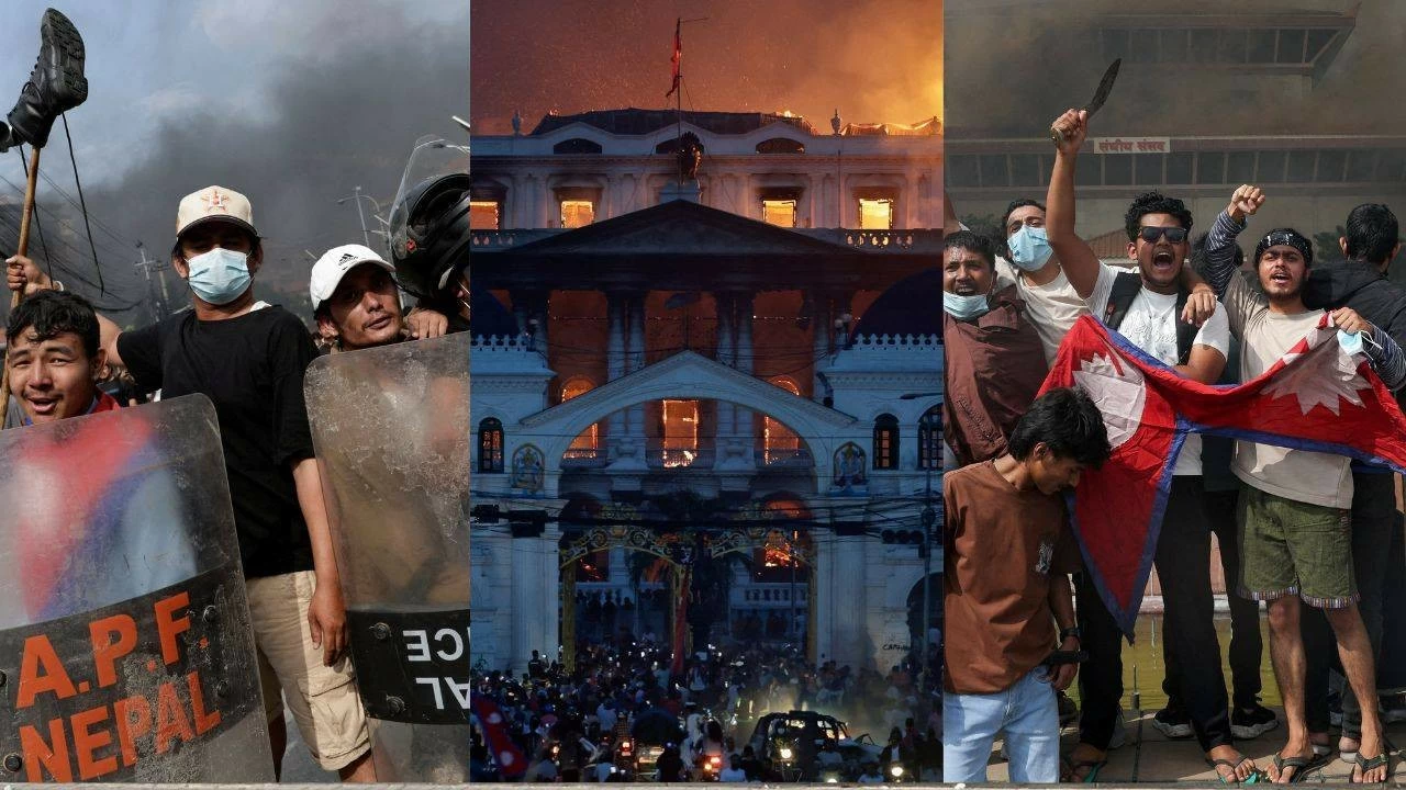 Gen Z protesters set ablaze residences of several political leaders of the country on Tuesday