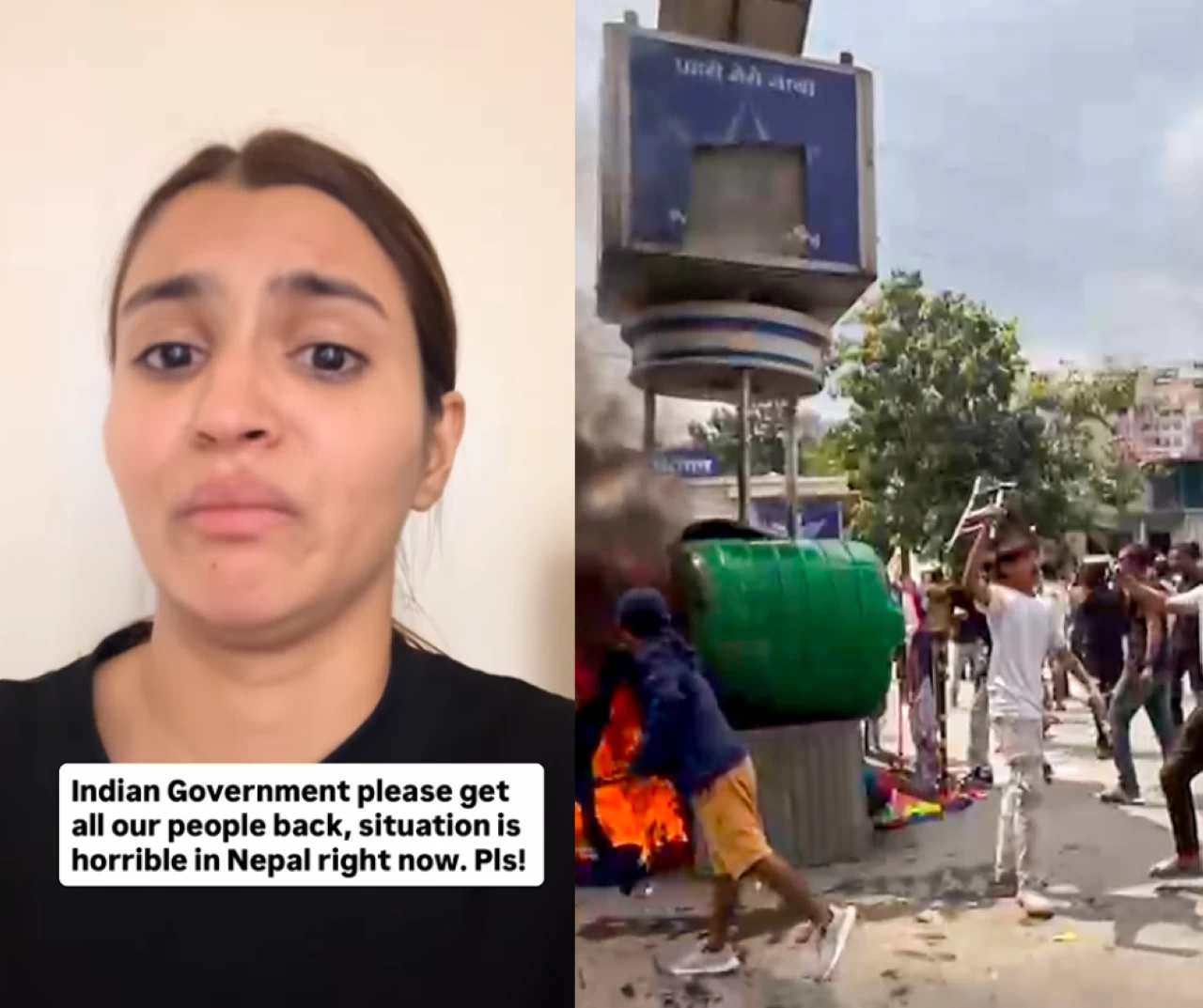 Upasana Gill, who travelled to Nepal to host a women's volleyball league, shared videos on Instagram pleading for rescue.