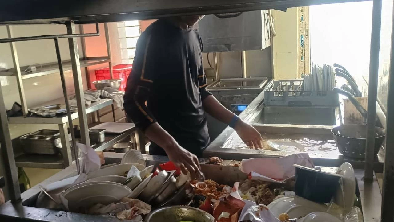 Food safety violations found at a restaurant in Hyderabad. 