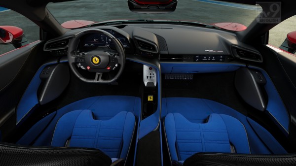 Ferrari Testarossa interior