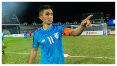 Sunil Chhetri is India's highest scorer in international football. 
