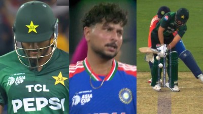 Kuldeep Yadav rattled Pakistan with 2 wickets in 2 balls in the Asia Cup 2025 clash.
