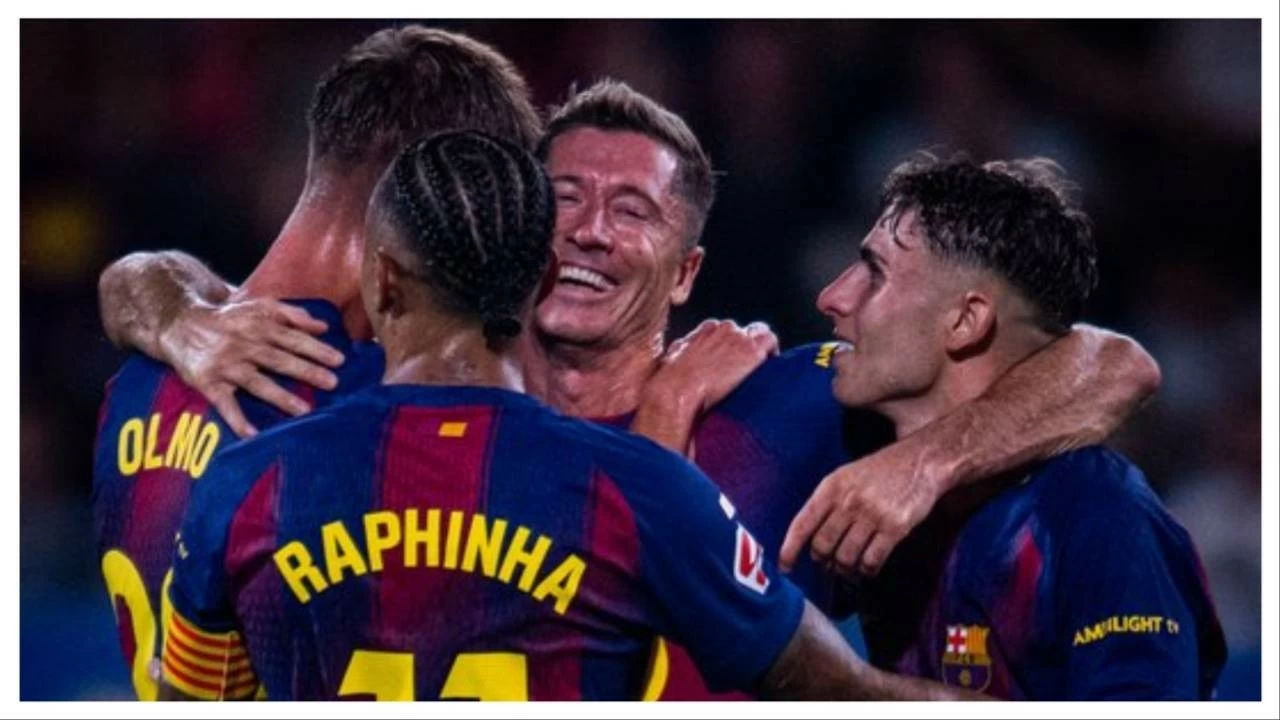 Barcelona defeat Valencia in La Liga match at Johan Cruyff Stadium.