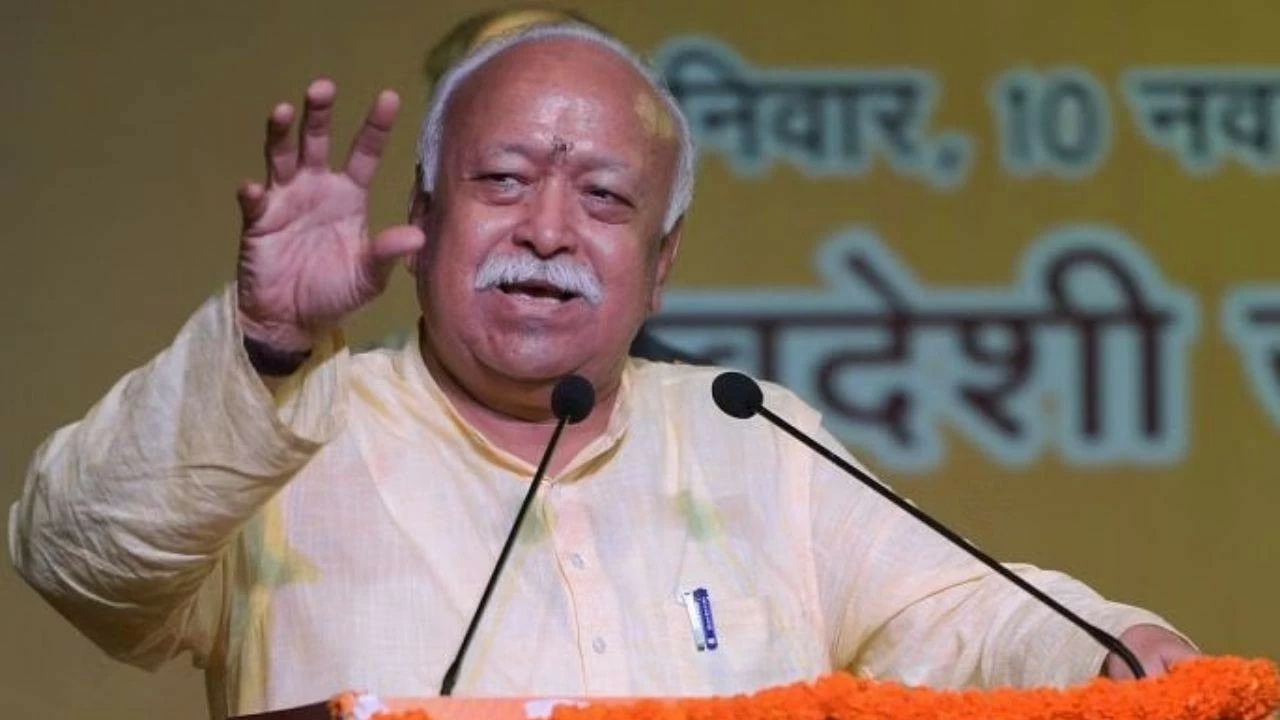 Bhagwat attributed global conflicts and crises to the pursuit of personal interests.