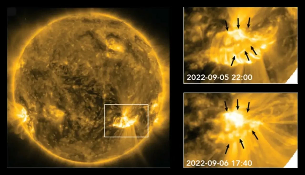 The Solar Eruption between 5 and 6 September, 2022. 