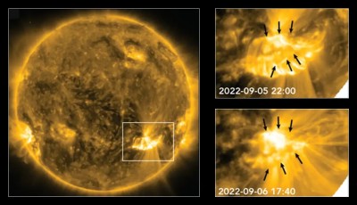 The Solar Eruption between 5 and 6 September, 2022. 