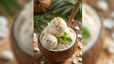 Coconut ice cream: Indulge in pure goodness with this easy recipe