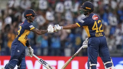 Pathum Nissanka (L) starred in Sri Lanka's victory against Hong Kong in the Asia Cup 2025.
