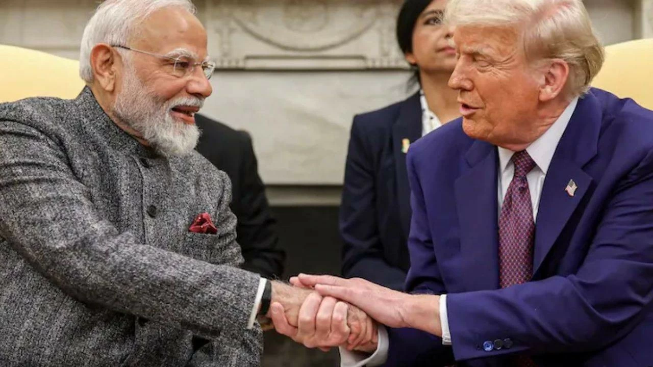 File photo of PM Modi with US President Trump