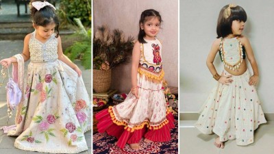 Adorable chaniya cholis for baby girls for Navratri 2025 celebration