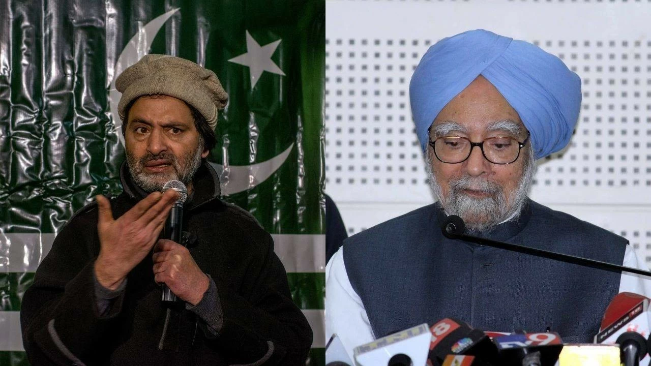 Yasin Malik said that during a meeting, Manmohan Singh personally thanked him for his endeavour, patience, and dedication in engaging the hardliners in Pakistan in peace efforts. (Getty Images)