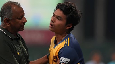 Dunith Wellalage will rejoin Sri Lankan team after father&#039;s funeral.