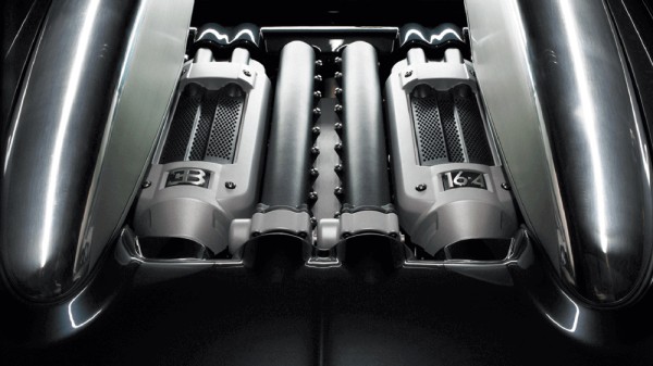The 8.0-litre W16 engine Veyron carries