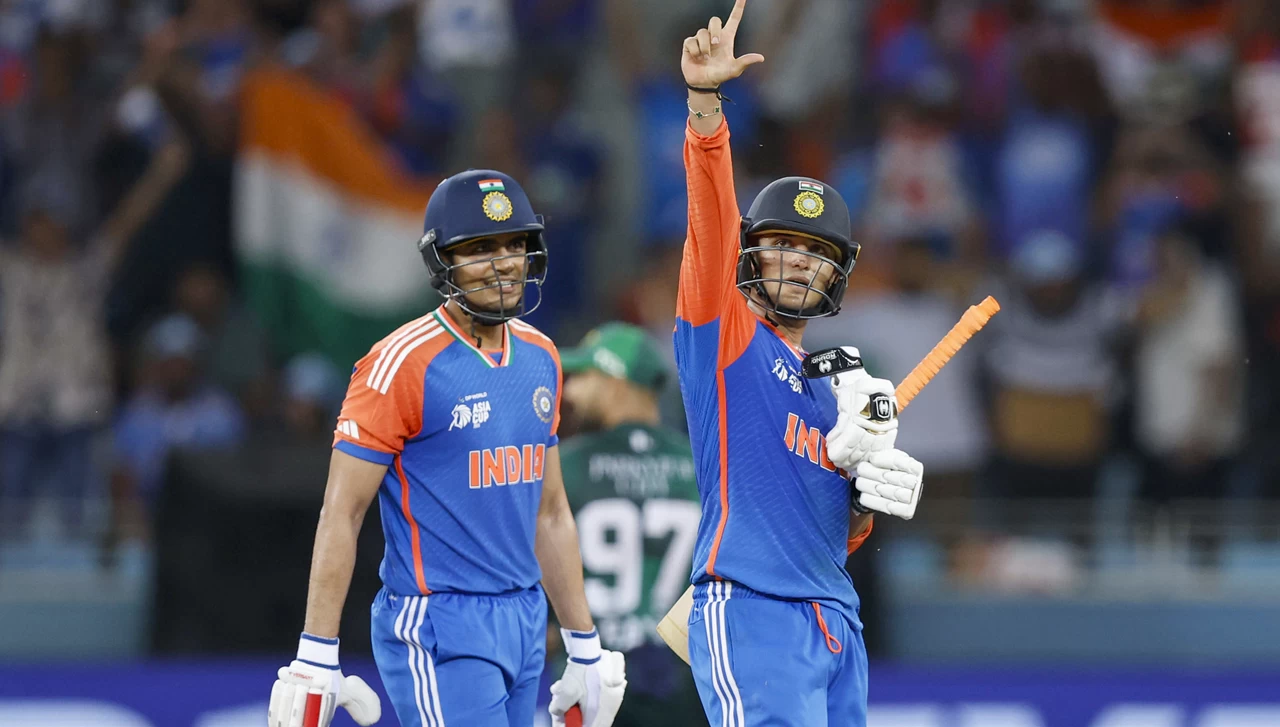 Abhishek Sharma smashed a brilliant knock of 74 runs against Pakistan.