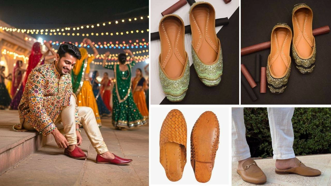 Navratri 2025: Traditional men’s footwear to ace festive look