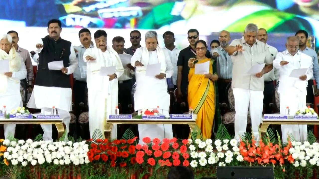 "Let this land become a symphony of harmony and unity. Democracy is not just a system but a value, and respecting it is the duty of everyone," she said.