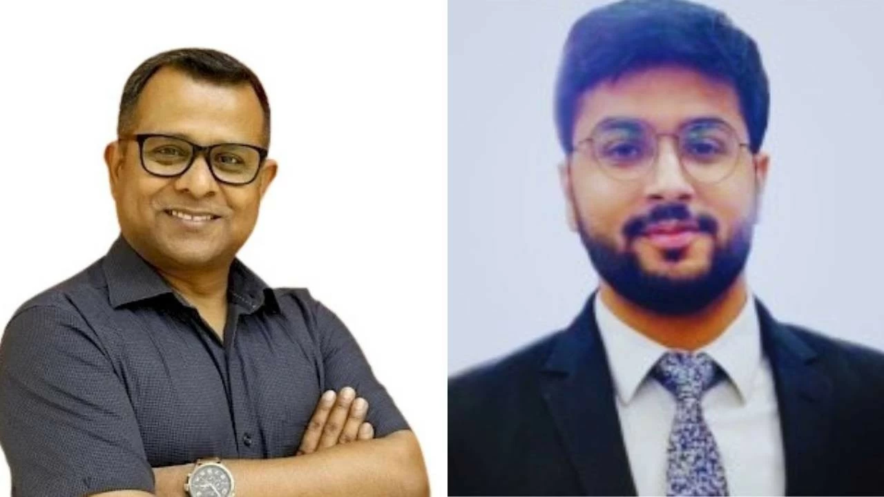 Vikash Kumar and Sarthak Mittal. (Photo Credits: Shiv Nadar University/LinkedIn)