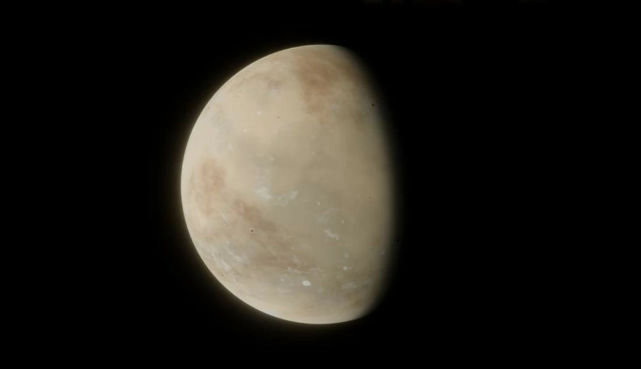 Illustration of Kepler-452 b, the first Super Earth discovered in the habitable zone of a Sun-like star. 