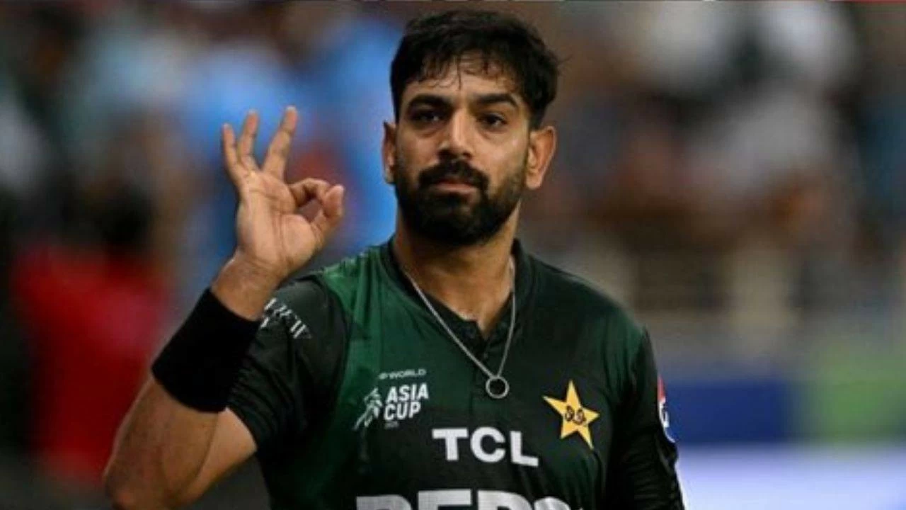 Haris Rauf sparks controversy with 6-0 gesture during Asia Cup 2025 match against India.