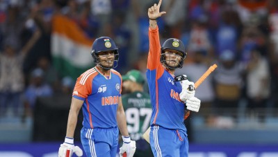 Abhishek Sharma smashed a brilliant knock of 74 runs against Pakistan.